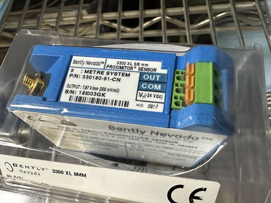 330180-91-CN Bently Nevada 3300 XL Proximitor Sensor 9,0 meter (29,5 voet) Systemlengte, DIN Mount