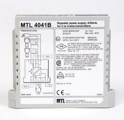 MTL4041B MTL-instrumenten herhaler stroomvoorziening voor één kanaal