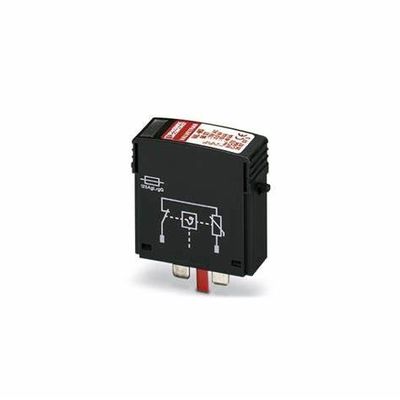 Phoenix VAL-MS 120 ST Type 2 Overspanningsbescherming Plug Open Circuit Spanning -21 tot -24 Vdc Ongedrukt Lengte Optie 0 mm