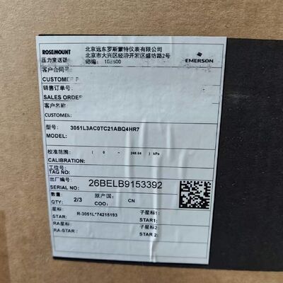 3051L3AC0TC21ABQ4HR7 van de zeer nauwkeurige flensgemonteerde niveautransmitter