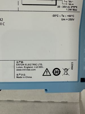 MTL5541 MTL Repeater Stromvoorziening Veiligheidsbelemmeringen
