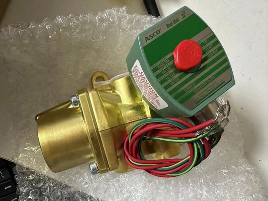 8344G074 110V Emerson ASCO elektrisch klep 4 Way 1/2 " NPT Single elektrisch klep Messing lichaam