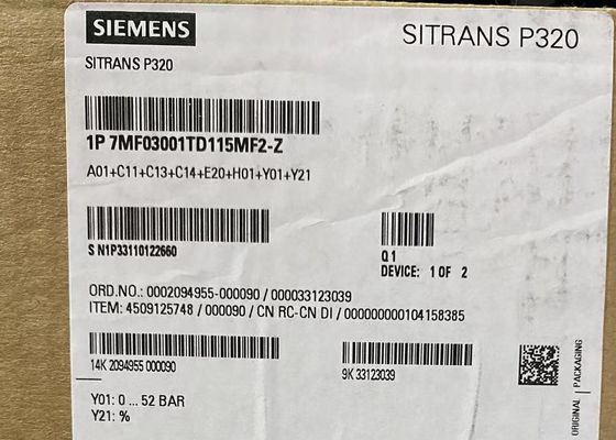 7MF0300-1TD1-5MF2-Z A00+E00+C11+H02 SIEMENS Transmitter voor meetdruk