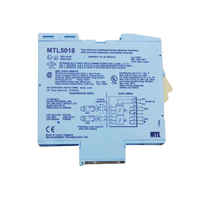 MTL5018 MTL Instrumenten Proximiteitsdetector Interface Aantal kanalen 2