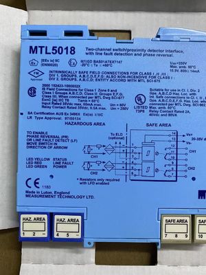 MTL5018 MTL Instrumenten Proximiteitsdetector Interface Aantal kanalen 2
