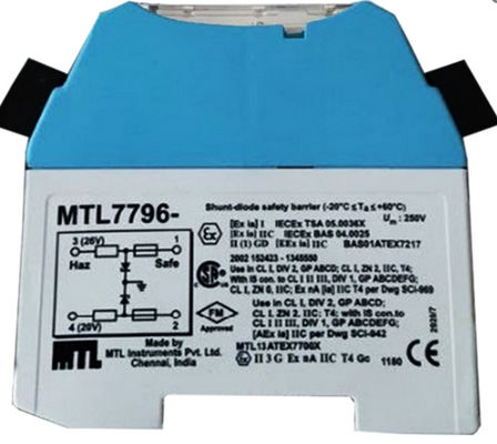 MTL7796- MTL-instrumenten intrinsiek veilig Zenerbarrières Veiligheidsisolator