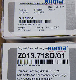 Z013.718D/02 Logische PCB-circuits AUMA Actuatoronderdelen