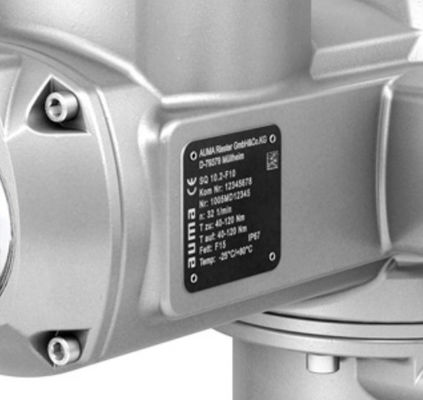 AUMA SQ 10.2-F10 Deeldraai-actuator met bedieningsbediening voor matische actuatoren AM 01.1