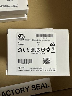 Allen Bradley 1734-IB8 POINT IO-module beschikt over acht discrete zinken-invoerkanalen