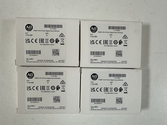 Allen Bradley 1734-IB8 POINT IO-module beschikt over acht discrete zinken-invoerkanalen