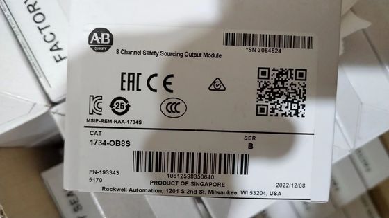 24V Allen Bradley 1734 OB8 POINT IO-module Niet-geïsoleerde uitgangskanalen