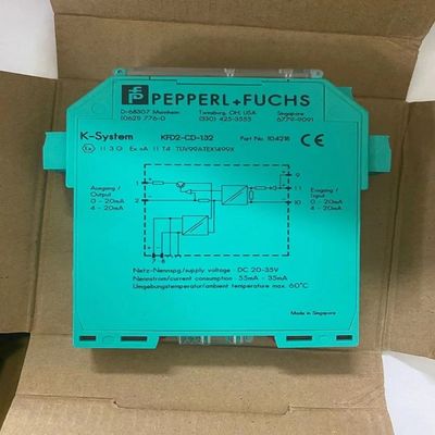KFD2-CD-1.32 PEPPERL FUCHS Geïsoleerde barrière stroomregelaar 1 kanaal signaalconditioner