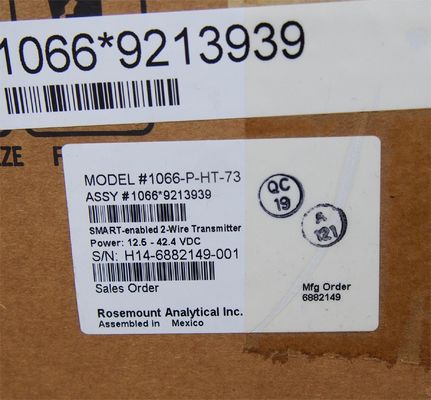 1066-P-HT-73 Emerson Rosemount 1066 Single Channel Transmitter