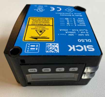 SICK DL50-P1123 Laserafstandssensoren: Dx50 36,1 mm X 62,7 mm X 57,7 mm voor industriële