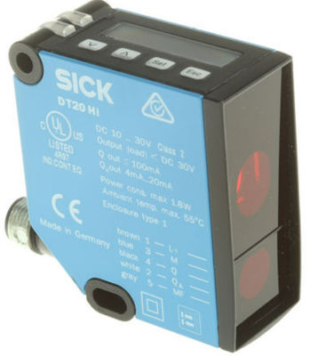 SICK Laserafstandssensoren DT20 Hi DT20-P244B 24,3 mm x 72,4 mm x 54,1 mm
