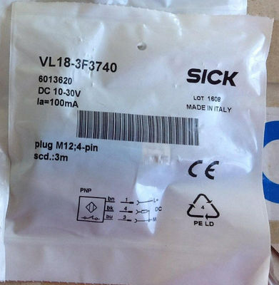 SICK VL18-3F3740 Foto-elektrische retroreflecterende sensor voor industriële toepassingen
