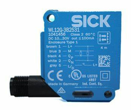 SICK WL12G-3B2531 rechthoekige foto-elektrische sensor voor industriële toepassingen