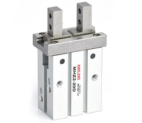 SMC Corporation MHZ2-20D Gripper, Air, Double Acting, Boring Size:20mm, Parallel 2-Finger, 0.1-0.7 MPa