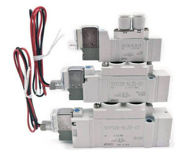 SMC SY5120-5G-01 Valve, Sol, SY5000 SOL/VALVE, RUBBER SEAL Nominale spanning 24 VDC