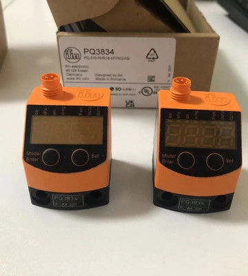 IFM PQ3834 Druksensor voor pneumatische apparatuur met uitgangen van beschermingsklasse II