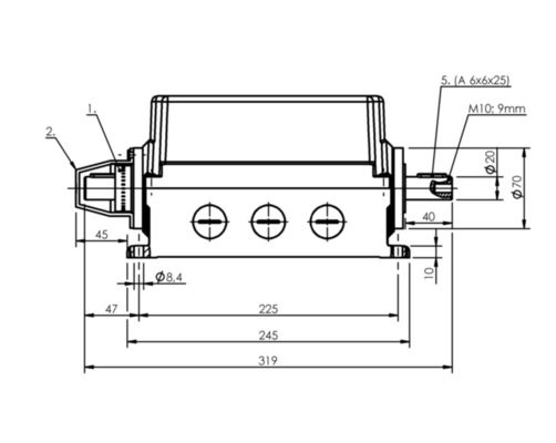 Balluff BSW000R Standard Rotary Cam Schakelaars Snap Contact Versie