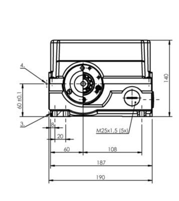Balluff BSW000R Standard Rotary Cam Schakelaars Snap Contact Versie