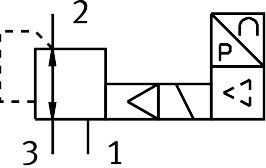 Festo MPPE-3-1/8-6-420-B Proportionele drukregelaar Pneumatische aansluiting G1/2