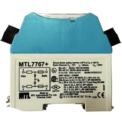 MTL7767+ MTL-Zenerbarrières Eenkanaals beveiligingsbarrière voor industriële toepassingen