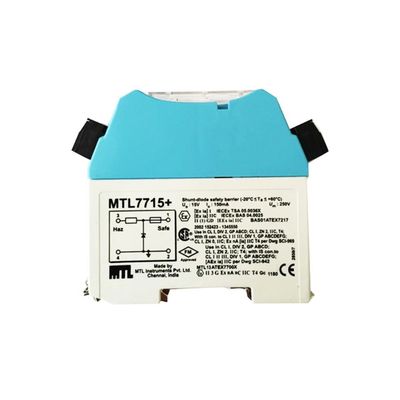 MTL7715+ MTL-instrumenten DIN-rail montage veiligheidshindernissen