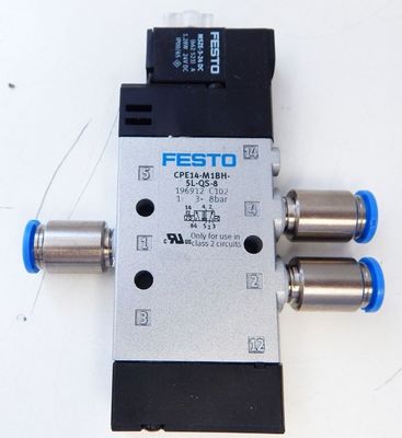 Festo CPE14-M1BH-5L-QS-8 Magnetventiel Niet gebruikt/OVP met elektrische activering