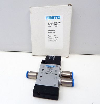 Festo CPE14-M1BH-5L-QS-8 Magnetventiel Niet gebruikt/OVP met elektrische activering