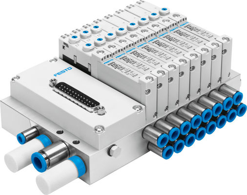 Festo VTUG-10-VRPT-B1T-Q10B-UB-QH6SU-16K+TTSC Valvemanifold VTUG met meervoudige stekker of veldbusverbinding