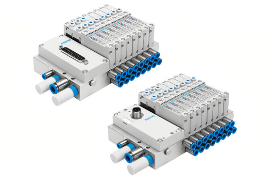 Festo VTUG-10-VRPT-B1T-Q10B-UB-QH6SU-16K+TTSC Valvemanifold VTUG met meervoudige stekker of veldbusverbinding