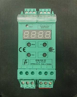 Pepperl + Fuchs Rotatiesnelheidsmeter KFU8-DW-1.D met schakelfrequentie ≤ 10 Hz en doelgrootte 0,3 mm