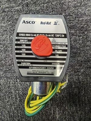 Asco EVMF8316G382V RedHat laagvermogen elektrische kleppen voor industriële toepassingen