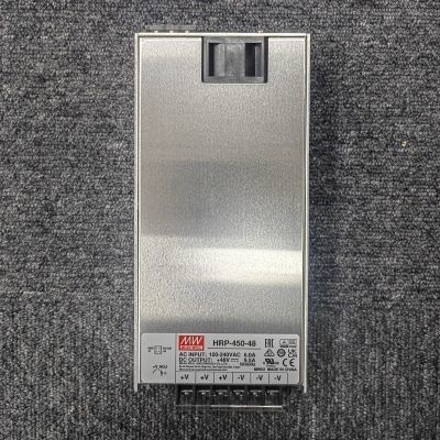 Gemiddeld goed HRP-450-48 48Vdc 9.5A PFC stroomvoorziening 8 Analoog uitgangen Compact 100 mm x 100 mm x 100 mm Grootte