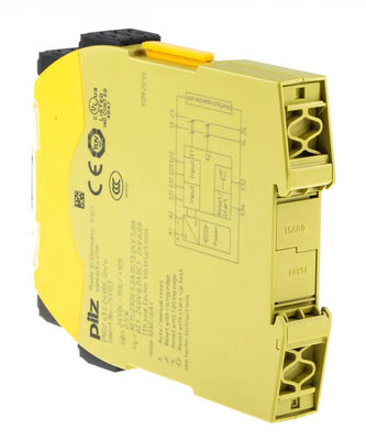 PNOZ-relais 751103 type PNOZ s3 C 24VDC 2 n/o 3-punts grijperfunctie