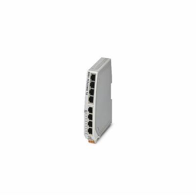 FL SWITCH 1008N 1085256 Industrial Ethernet Switch met IP54 beschermingsniveau en 0,05 cm-1 celconstante
