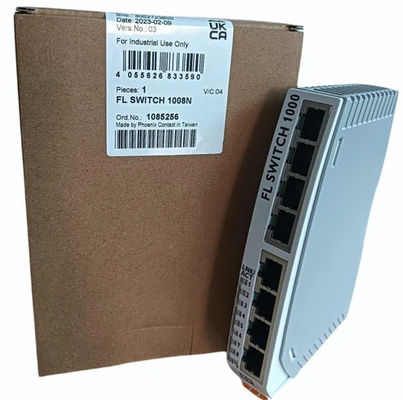 FL SWITCH 1008N 1085256 Industrial Ethernet Switch met IP54 beschermingsniveau en 0,05 cm-1 celconstante