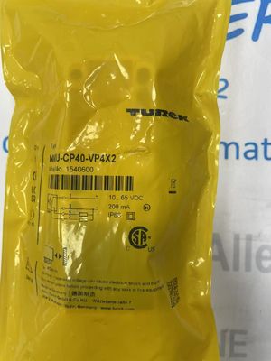 Turck NI40U-CP40-VP4X2 Inductieve blokproximiteitssensor voor nauwkeurige installatie zonder vloeistof