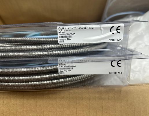 Bently Nevada 330730-080-03-00 3300 XL 11 mm verlengkabel voor schaalfactorbereik 5 tot 1000 mV/g