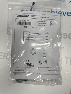BANNER QS18VP6LLPQ8-serie allesomvattende foto-elektrische sensor