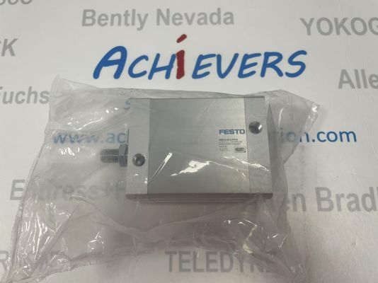 Festo Compact Cylinder ADN-63-50-A-PPS-A met een constructiebreedte van 14 mm en een door-gat montage