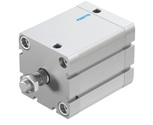 Festo Compact Cylinder ADN-63-50-A-PPS-A met een constructiebreedte van 14 mm en een door-gat montage