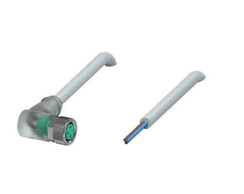 V3-WM-E2-5M-PUR Vrouwelijke Kabel M12 3-pins