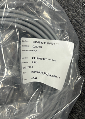 Pepperl+Fuchs V3-WM-E2-5M-PUR Vrouwelijke Kabel M12 3-pins