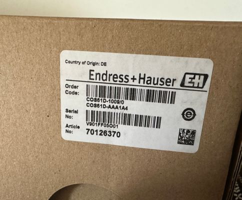 Endress Hauser COS61D-1009/0 Oxymax Memosens Optische Zuurstofsensor