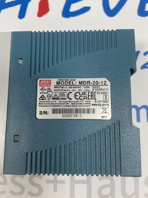 Mean Well MDR-20-12 Industrial DIN-Rail stroomvoorziening