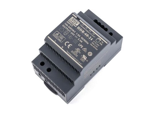 MW Mean Well HDR-60-24 Ultra Slim DIN Rail Voeding