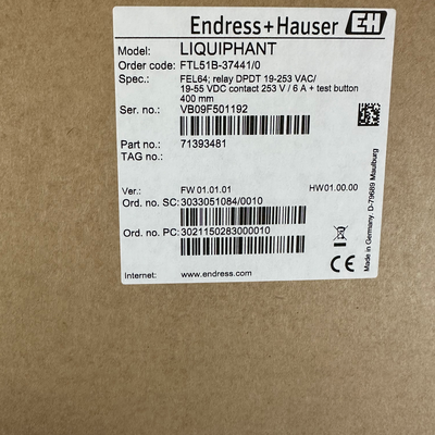 E+H FTL51B-37441/0 Liquidant FTL51B Verlengde sonde Vibronische tuning vork niveau schakelaar